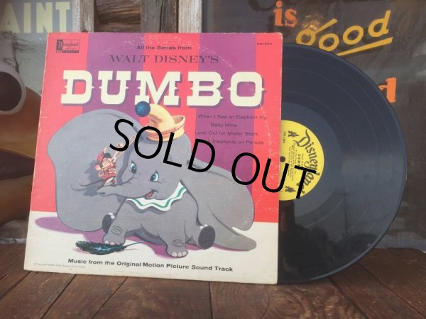 画像1:  60s Vintage LP Disney Dumbo (AL730) (1)