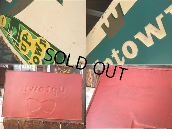 画像3: Vintage Uptown Soda  Embosed Sign (AL709) (3)