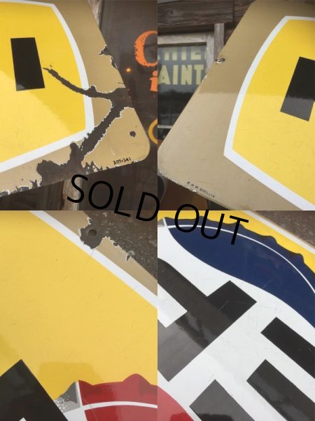 画像3: Vintage Pepsi Bottle Cap Porcelain Sign (AL736) (3)