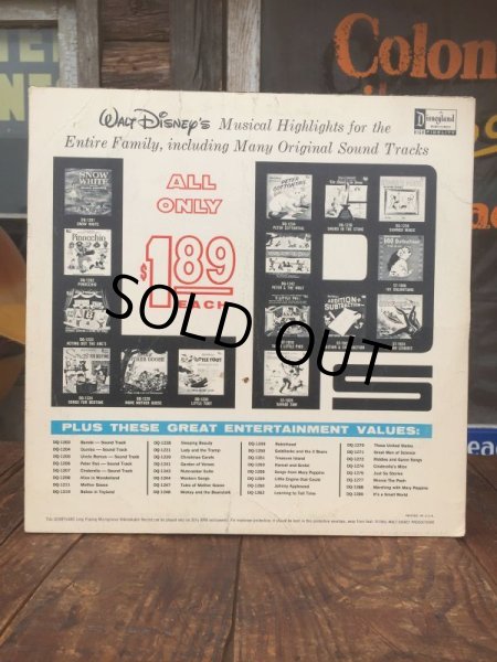画像2: SALE 60s Vintage LP Disney 3 Little Pigs (AL8957)  (2)