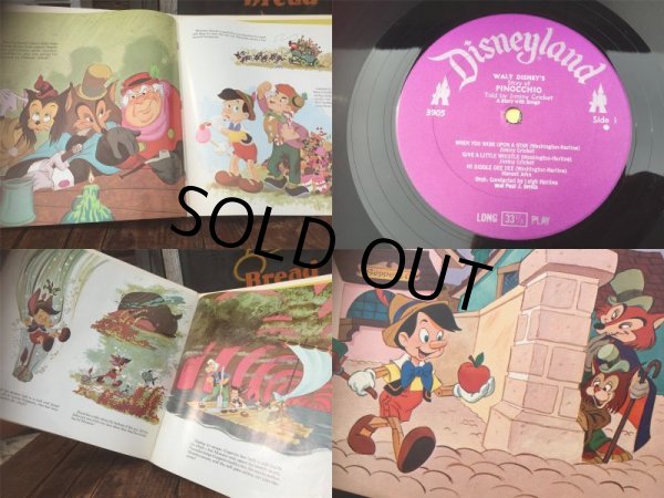画像4: 60s Vintage LP Disney Pinocchio (AL9028)  (4)