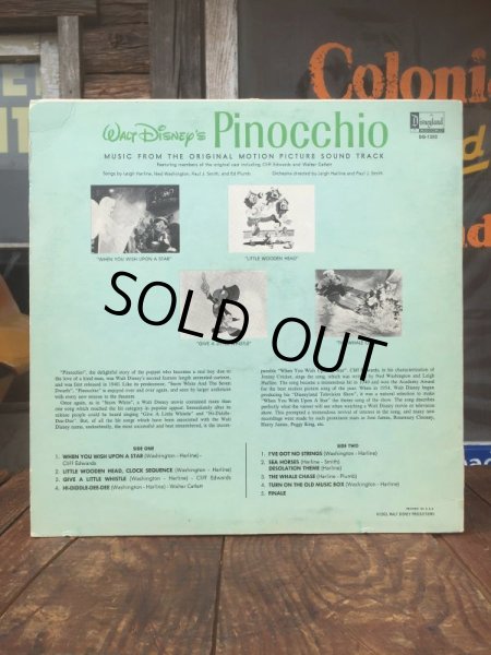 画像2: 60s Vintage LP Disney Pinocchio (AL9038)  (2)