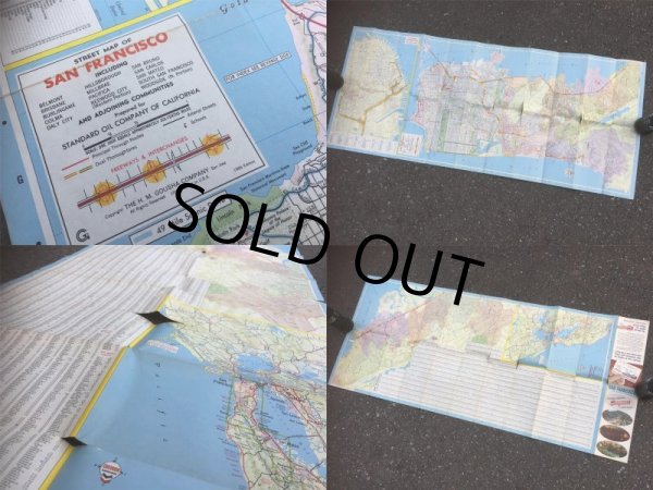 画像3: 60s Vintage Road Map CHEVRON STANDARD (AL740)  (3)