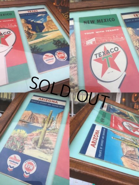 画像2: 50s Vintage Road Map TEXACO RPM CHEVRON (AL743)  (2)