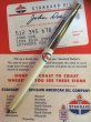 画像1: Vintage Auto Gas Oil Advertising Pen ESSO (AL9156)  (1)