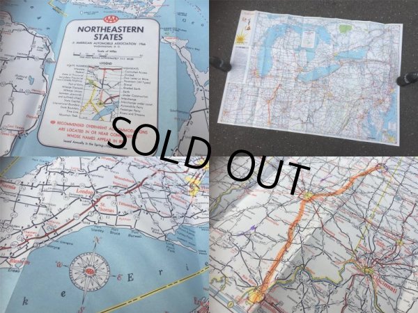 画像3: 60s Vintage Road Map AAA (AL741)  (3)