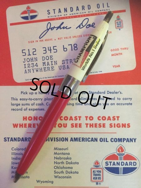 画像2: Vintage Auto Gas Oil Advertising Pen CHAMPION (AL9172)  (2)