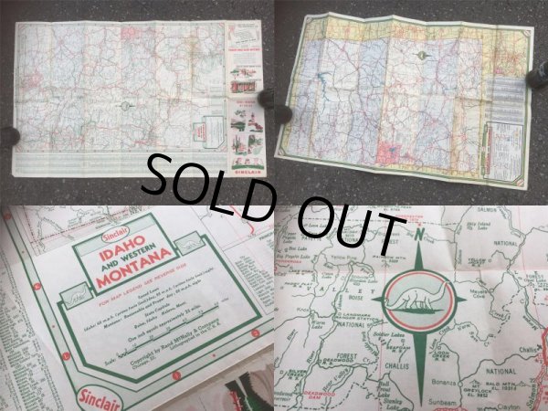 画像3: 60s Vintage Road Map SINCLAIR (AL742)  (3)