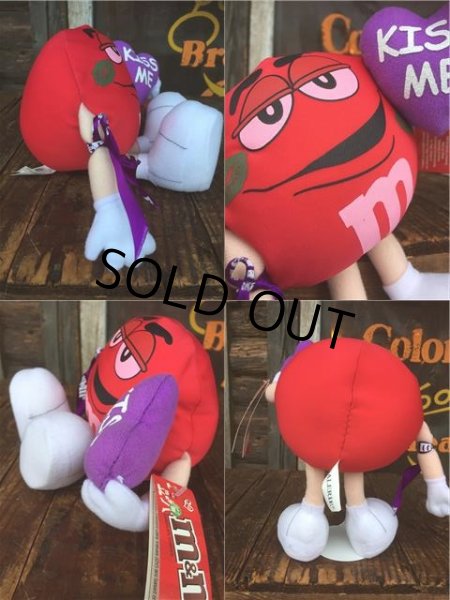 画像2: Vintage M&M's Plush Doll Kiss Me Red (AL759) (2)