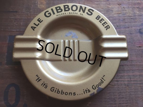 画像1: Vintage Gibbons Beer Ashtray (AL774) (1)