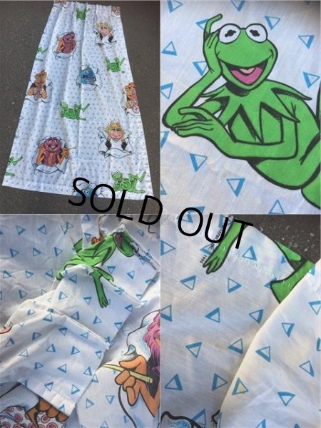 画像3: 90s Vintage Muppets Kermit the Frog Curtain (AL798) (3)