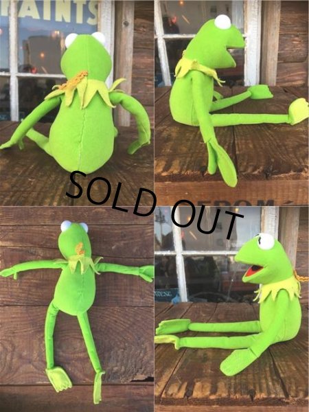 画像2: Vintage Muppets Kermit the Frog Plush Doll 28cm (AL796) (2)