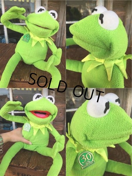 画像3: SALE 90s Vintage Muppets Kermit the Frog 30th Talking Doll (AL793) (3)
