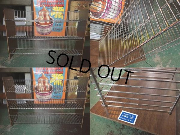 画像2: 70s Vintage LANCE Crackers Display Rack (AL803) (2)