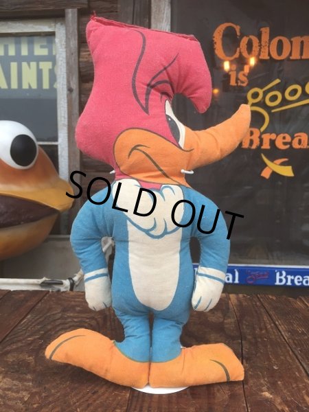 画像1: Vintage Woody Woodpecker Pillow Doll (AL806) (1)