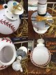 画像3: Vintage Baseball Milk Glass Swag Lamp (AL804) (3)