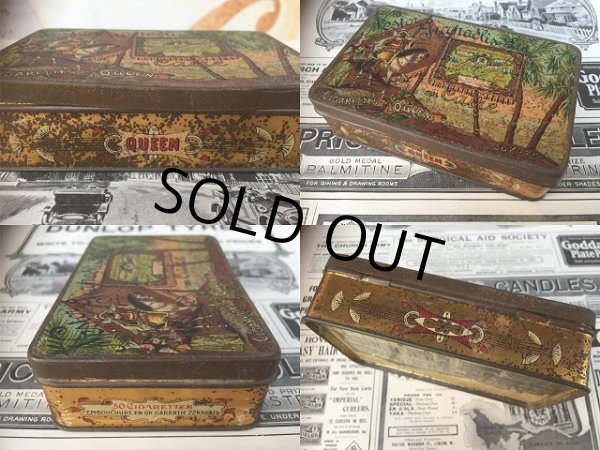 画像2: Vintage Nester Gianaclis Ltd 50 Cigaretts Queen Tabacco Can (AL813)  (2)