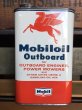 画像1: Vintage Mobiloil Outboard Motor Oil 1 quart Pegasus Can (AL852)  (1)