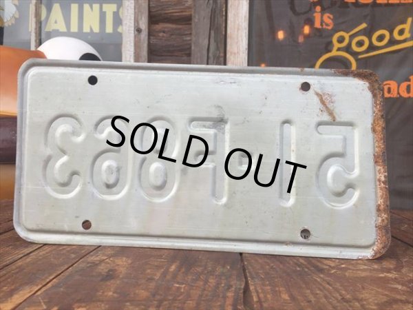 画像2: 70s Vintage Lisence Plate 51-F863 (AL865) (2)