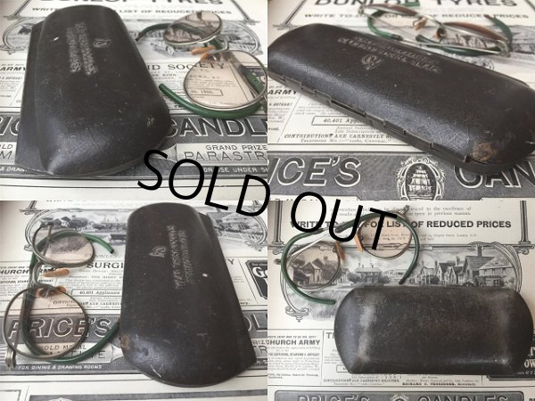 画像2: 〜50s Vintage American Optical Metal Glasses Case (AL880) (2)