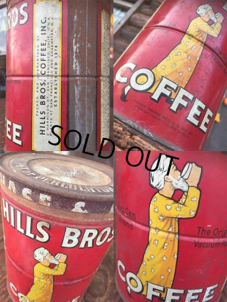 画像3: Vintage Hills Bros Coffee Can S (AL902) (3)
