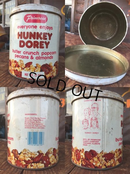 画像2: Vintage Hunkey Dorey Popcorn Tin Can (AL901) (2)