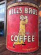 画像1: Vintage Hills Bros Coffee Can L (AL903) (1)