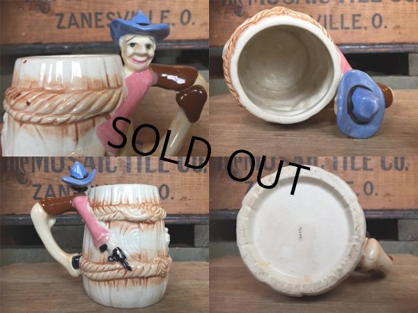 画像3: 60s Vintage Cowboy 3D Mug  (AL909) (3)