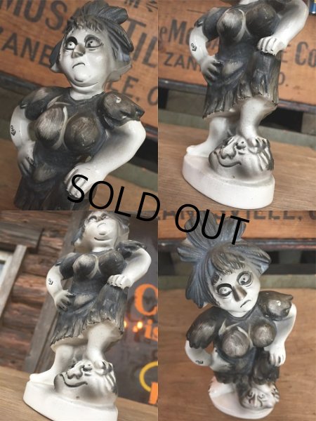 画像3: Vintage Weird People Ceramic Statue (AL910) (3)