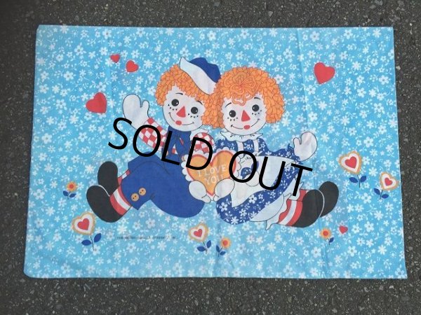 画像2: 70s Vintage Pillow Case /  Raggedy Ann＆Andy (AL921) (2)