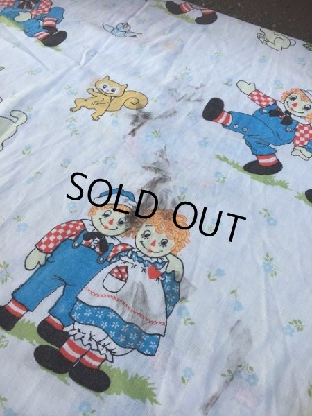 画像5: 70s Vintage Flat Sheet /  Raggedy Ann＆Andy (AL918) (5)