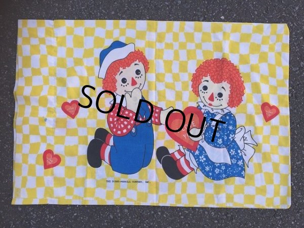 画像2: 70s Vintage Pillow Case /  Raggedy Ann＆Andy (AL922) (2)