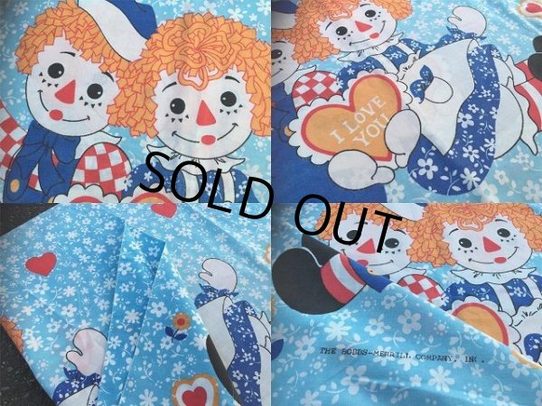 画像4: 70s Vintage Pillow Case /  Raggedy Ann＆Andy (AL921) (4)