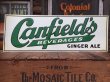 画像2: 50s Vintage Canfield's Ginger Ale Soda Embossed Metal Sign (AL927) (2)