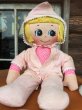 画像1: Vintage Pink Girl Rug Doll (AL951) (1)