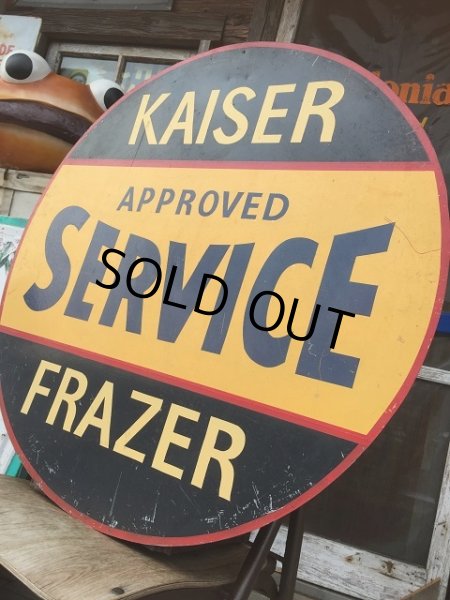 画像2: Vintage Kaiser Frazer Service 30" Sign (AL953) (2)
