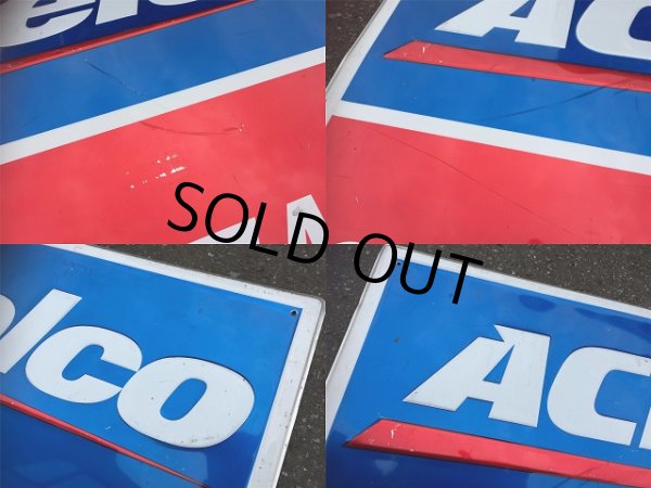 画像2: Vintage AC DELCO Embossed Sign (AL955) (2)