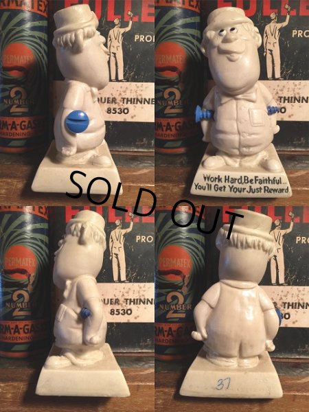 画像3: 70s Vintage Message Doll / Work Hard Be Faithful.. (AL3864)  (3)