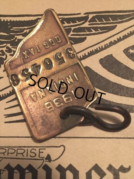 画像2: 30s Vintage Dog License Tag #356458 (AL4081) (2)