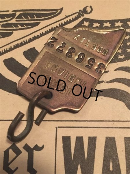画像2: 30s Vintage Dog License Tag #356372 (AL4063) (2)