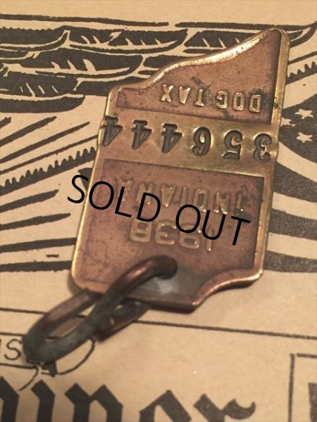画像2: 30s Vintage Dog License Tag #356444 (AL4066) (2)