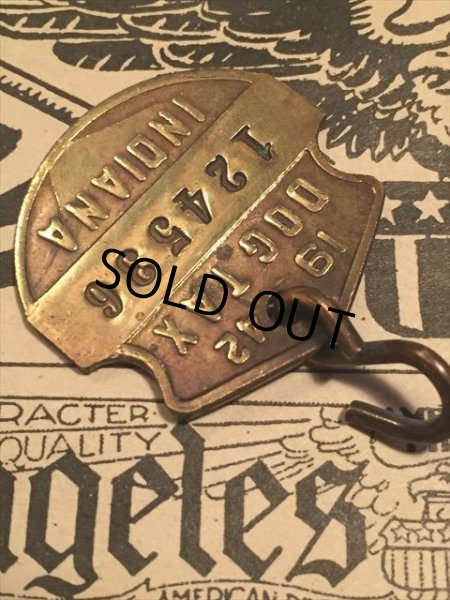 画像2: 40s Vintage Dog License Tag #124536 (AL4041) (2)