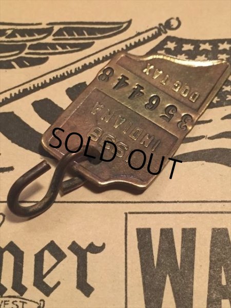 画像2: 30s Vintage Dog License Tag #356448 (AL4072) (2)