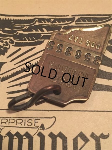 画像2: 30s Vintage Dog License Tag #356355 (AL4060) (2)