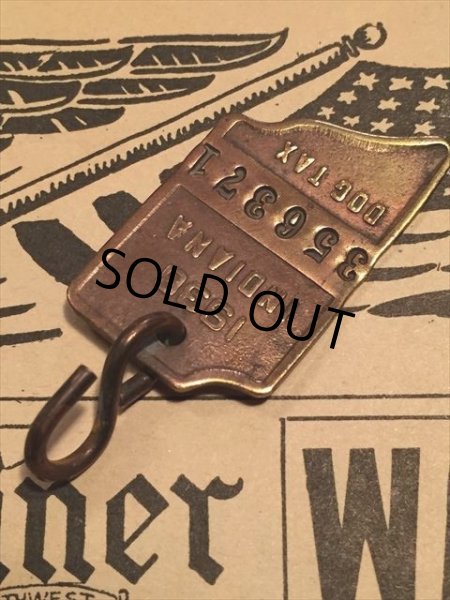 画像2: 30s Vintage Dog License Tag #356371 (AL4047) (2)