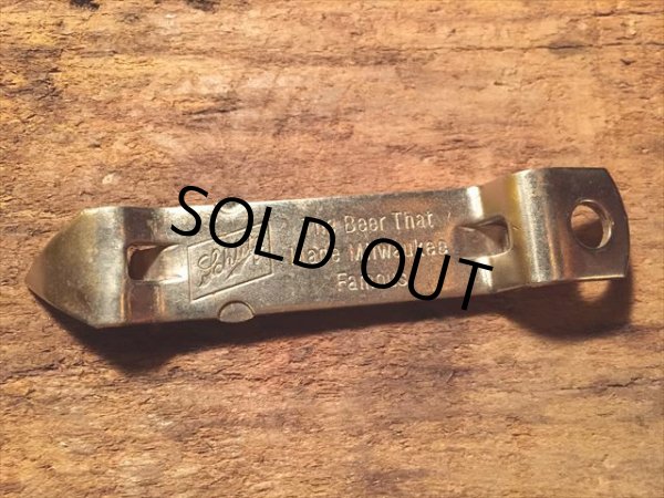 画像1: Vintage Bottle Opener Schlitz Beer  (AL4645) (1)