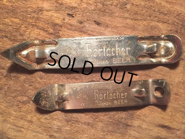 画像1: Vintage Bottle Opener Horlacher Beer L (AL4695) (1)