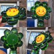画像2: Vintage Decor Smiley Face Flower Green (AL985) (2)