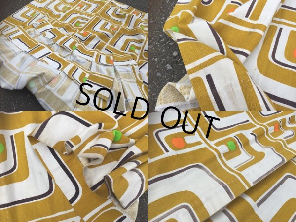 画像3: Vintage JCPenney Mod Mid Century Curtain (AL991) (3)