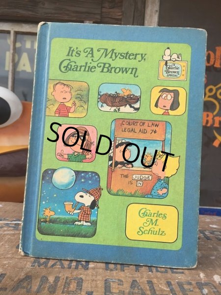 画像1: Vintage Book Snoopy It's A Mystery Charlie Brown! (AL5375)  (1)